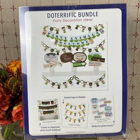 Big Dot of Happiness Tea Party Doterrific Bundle Party Supplies Paper Chains + - Picture 8 of 8